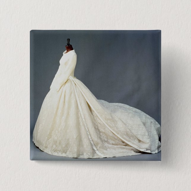 Badge Carré 5 Cm Robe de mariage de Katharine Worsley (Devant)