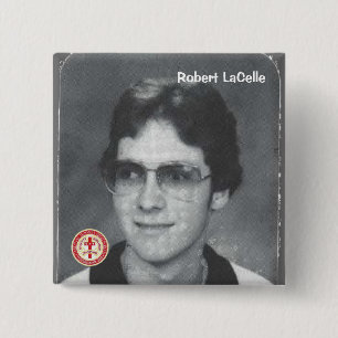 Badge Carré 5 Cm Robert LaCelle
