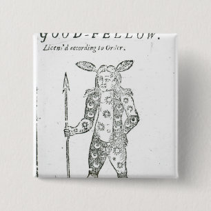 Badge Carré 5 Cm Robin Goodfellow