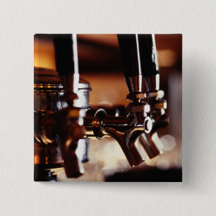 Badge Carré 5 Cm Robinets de bière
