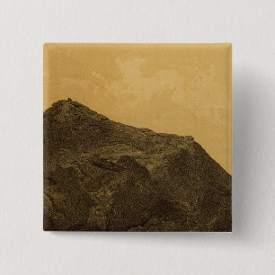 Badge Carré 5 Cm Rocher perché, Rocker Creek, Arizona