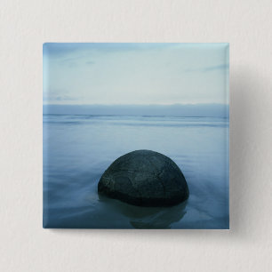 Badge Carré 5 Cm Rochers de Moeraki