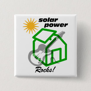 Badge Carré 5 Cm Roches solaires de p0wer !