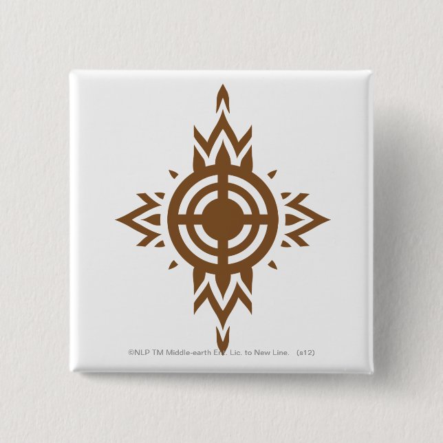 Badge Carré 5 Cm Rohan Crest (Devant)