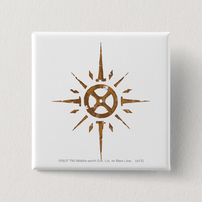 Badge Carré 5 Cm Rohan Crest (Devant)