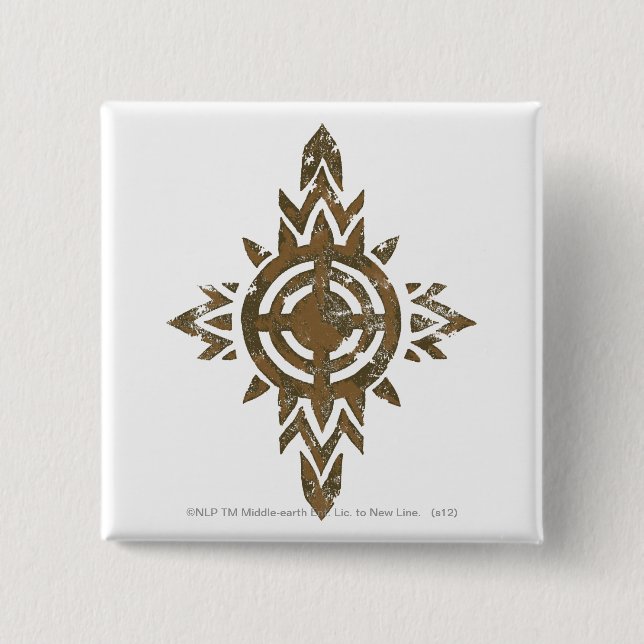 Badge Carré 5 Cm Rohan Crest (Devant)