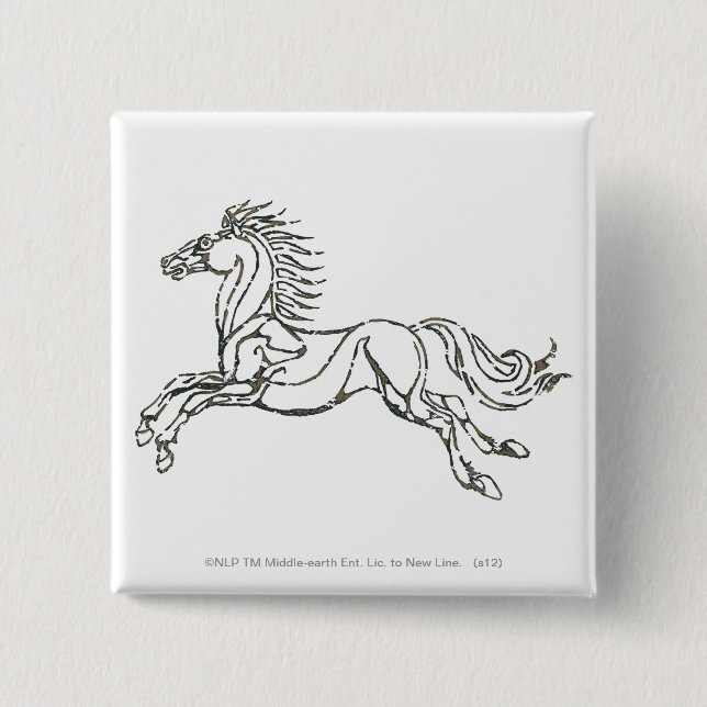 Badge Carré 5 Cm Rohan Symbol (Devant)