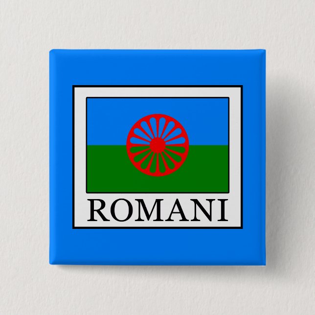 Badge Carré 5 Cm Romani (Devant)