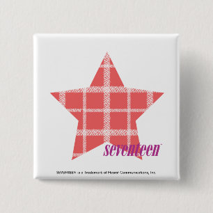 Badge Carré 5 Cm Rose 3 de plaid