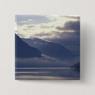 Badge Carré 5 Cm Royaume-Uni, Écosse. Loch Duich