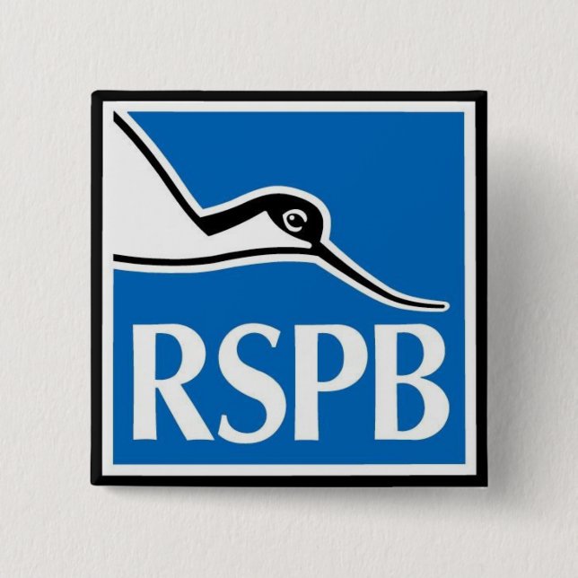 BADGE CARRÉ 5 CM RSPB (Devant)