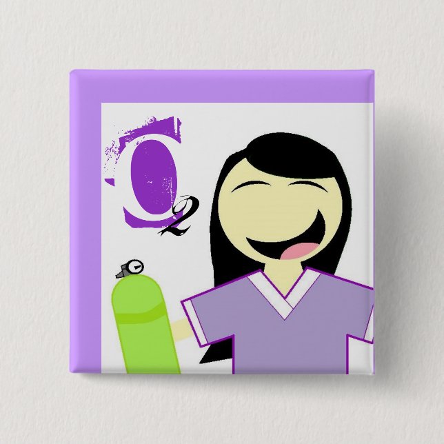 Badge Carré 5 Cm RTgirl (Devant)
