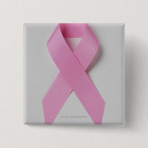 Badge Carré 5 Cm Ruban rose