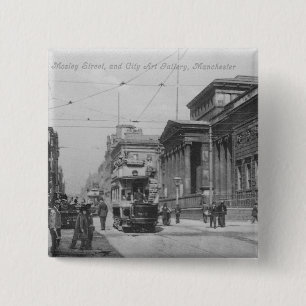 Badge Carré 5 Cm Rue de Mosley