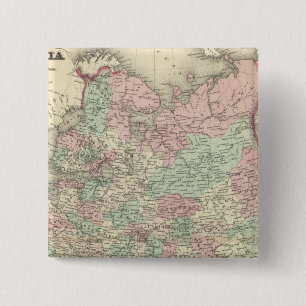Badge Carré 5 Cm Russie 11