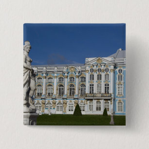 Badge Carré 5 Cm Russie, Saint-Pétersbourg, Palais de Catherine (a