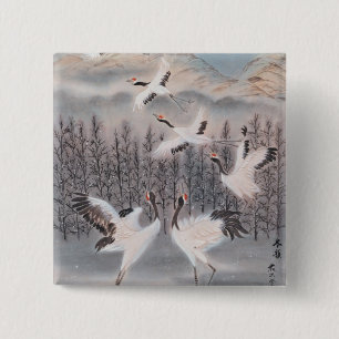 Badge Carré 5 Cm Rythme de l'hiver
