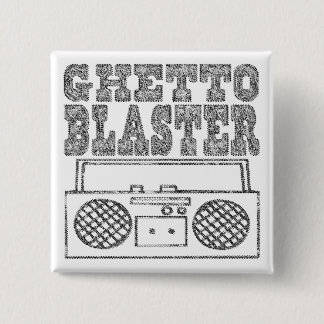 Badge Carré 5 Cm Sableuse-Bouton de ghetto