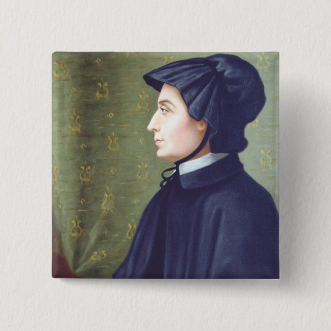Badge Carré 5 Cm Saint Elizabeth Ann Seton (Devant)
