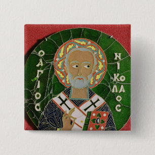 Badge Carré 5 Cm Saint-Nicolas