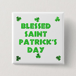 Badge Carré 5 Cm Saint Patrick (2)