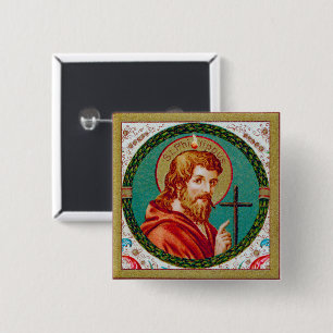 Badge Carré 5 Cm Saint Philippe l'Apôtre (JMAS 10) Carré