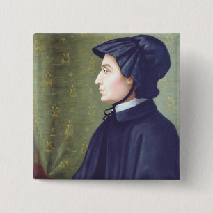 Badge Carré 5 Cm Sainte Elizabeth Ann Seton