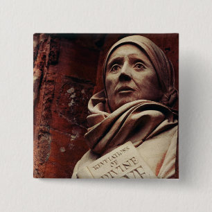 Badge Carré 5 Cm Sainte Juliana de Norwich
