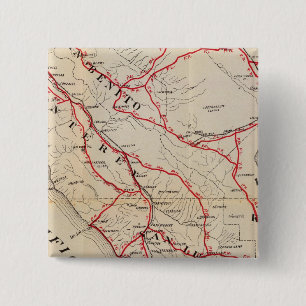 Badge Carré 5 Cm San Benito, Fresno, Monterey, San Luis Obispo