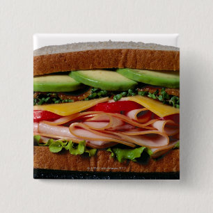 Badge Carré 5 Cm Sandwich empilé