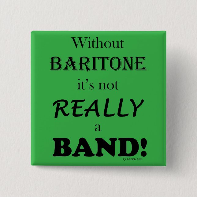 Badge Carré 5 Cm Sans Baritone (Devant)