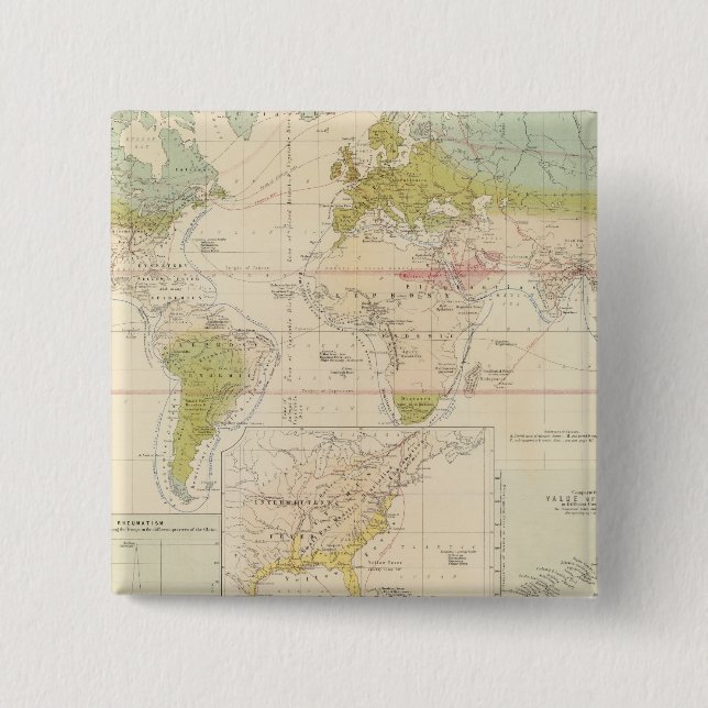 Badge Carré 5 Cm Santé, maladie (Devant)