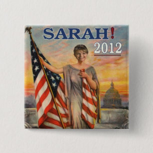 Badge Carré 5 Cm Sarah ! 2012