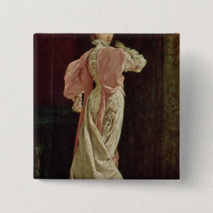 Badge Carré 5 Cm Sarah Bernhardt