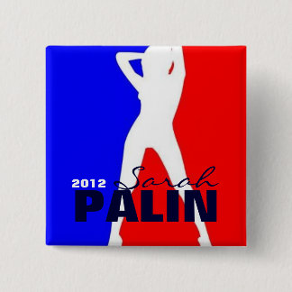 Badge Carré 5 Cm Sarah Palin 2012