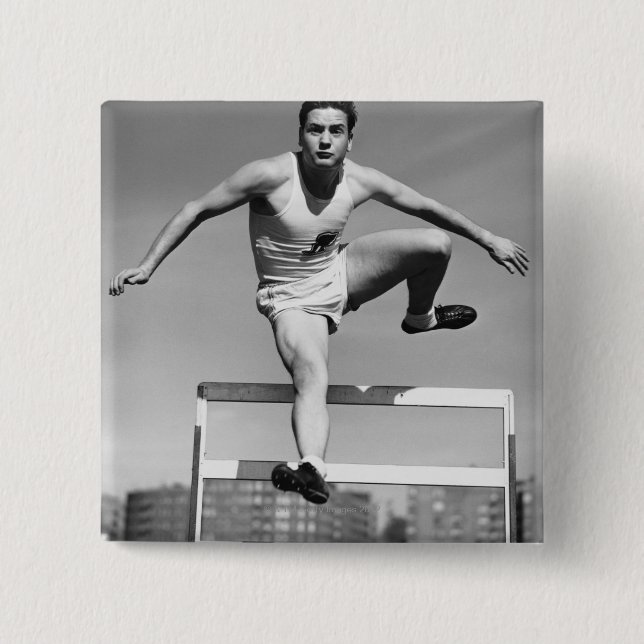 Badge Carré 5 Cm Saut (Devant)