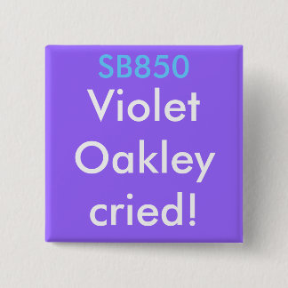 Badge Carré 5 Cm SB850, VioletOakleycried !