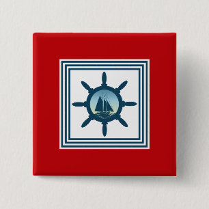 Badge Carré 5 Cm Scène