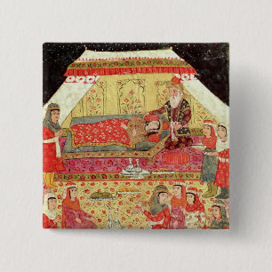 Badge Carré 5 Cm Scène de harem