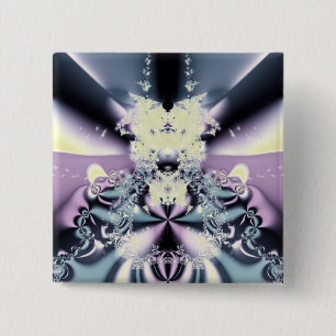 Badge Carré 5 Cm Scène violette