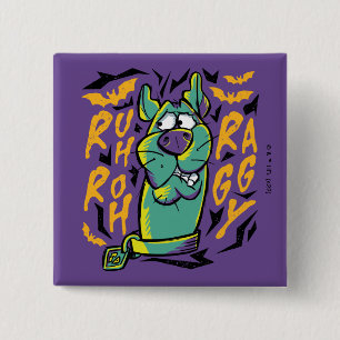 Badge Carré 5 Cm Scooby-Doo Ruh Roh Raggy