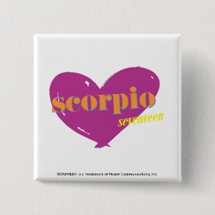 Badge Carré 5 Cm Scorpion 2