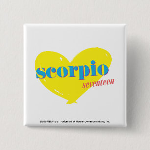 Badge Carré 5 Cm Scorpion 3
