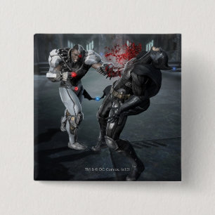Badge Carré 5 Cm Screenshot: Cyborg vs Batman