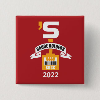 Badge Carré 5 Cm SDCC : broche BH 2022