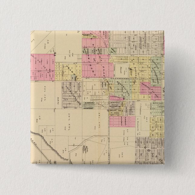 Badge Carré 5 Cm SE Omaha, Nebraska (Devant)