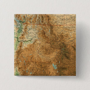 Badge Carré 5 Cm Section ouest des États-Unis