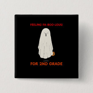 Badge Carré 5 Cm Sentiment de folie