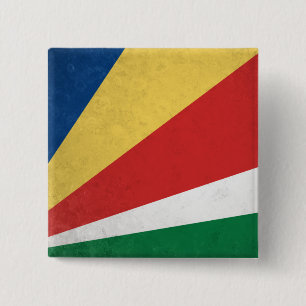 Badge Carré 5 Cm Seychelles