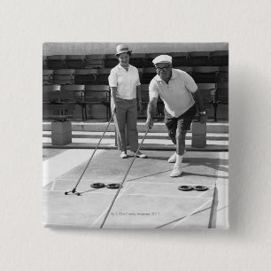 Badge Carré 5 Cm Shuffleboard